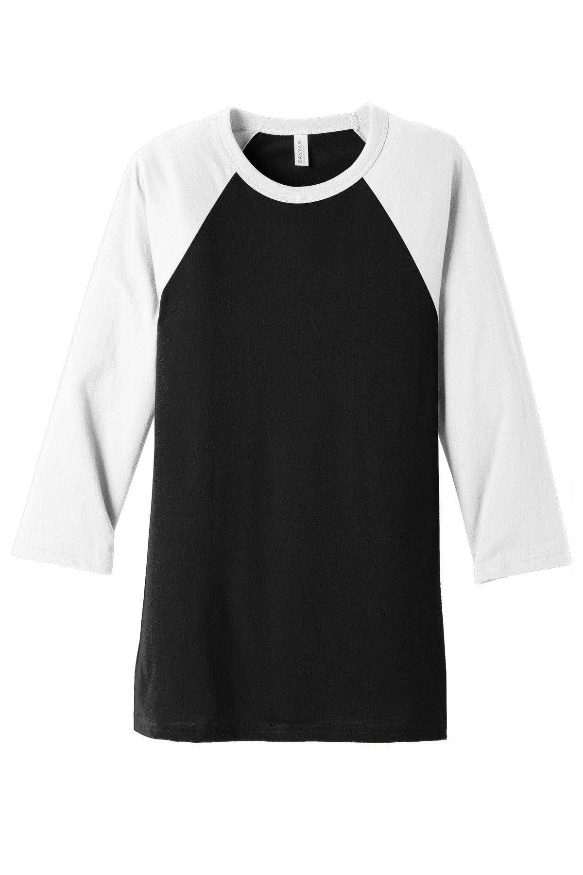 BELLA+CANVAS Men's 3/4-Sleeve Baseball Tee. BC3200 1 of 2 BELLA + CANVAS
