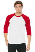 BELLA+CANVAS Men's 3/4-Sleeve Baseball Tee. BC3200 Mens Apparel Shirts & Tops