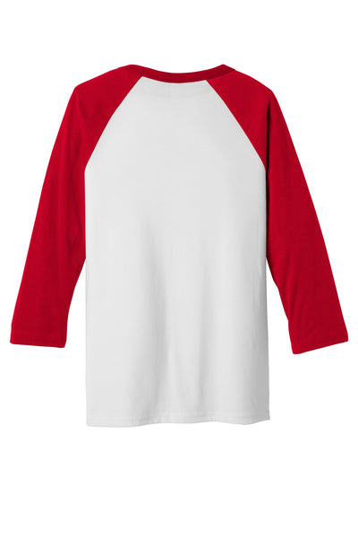 BELLA+CANVAS  Men's 3/4-Sleeve Baseball Tee. BC3200 1 of 2