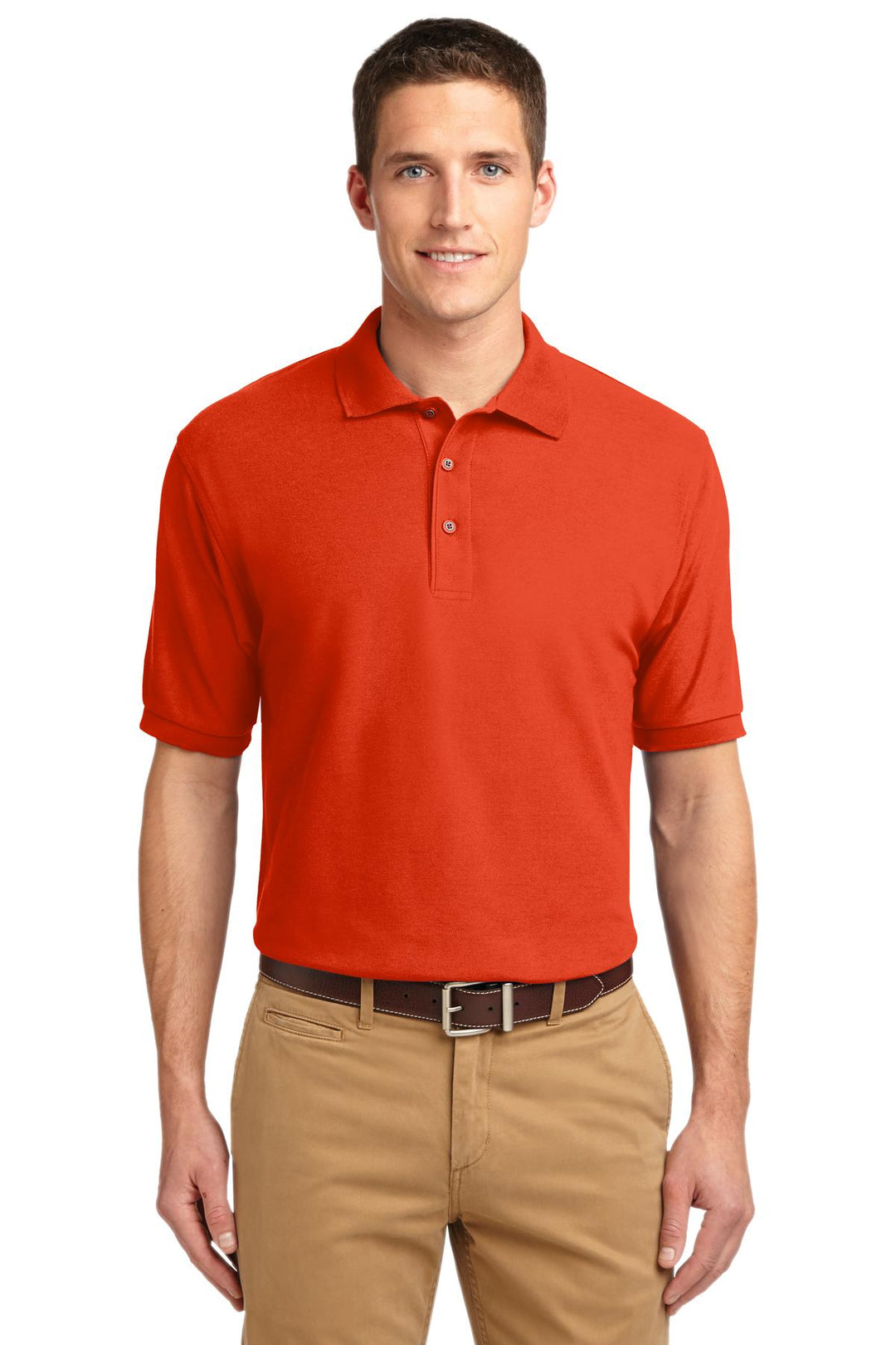 Port Authority Men's Extended Size Silk Touch Polo.  K500ES 2of2