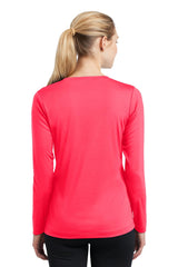 Sport-Tek Women's Long Sleeve PosiCharge Competitor V-Neck Tee LST353LS