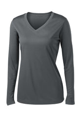 Sport-Tek Women's Long Sleeve PosiCharge Competitor V-Neck Tee LST353LS