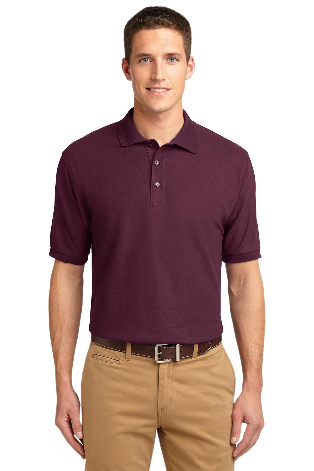 Port Authority Men's Extended Size Silk Touch Polo.  K500ES 2of2