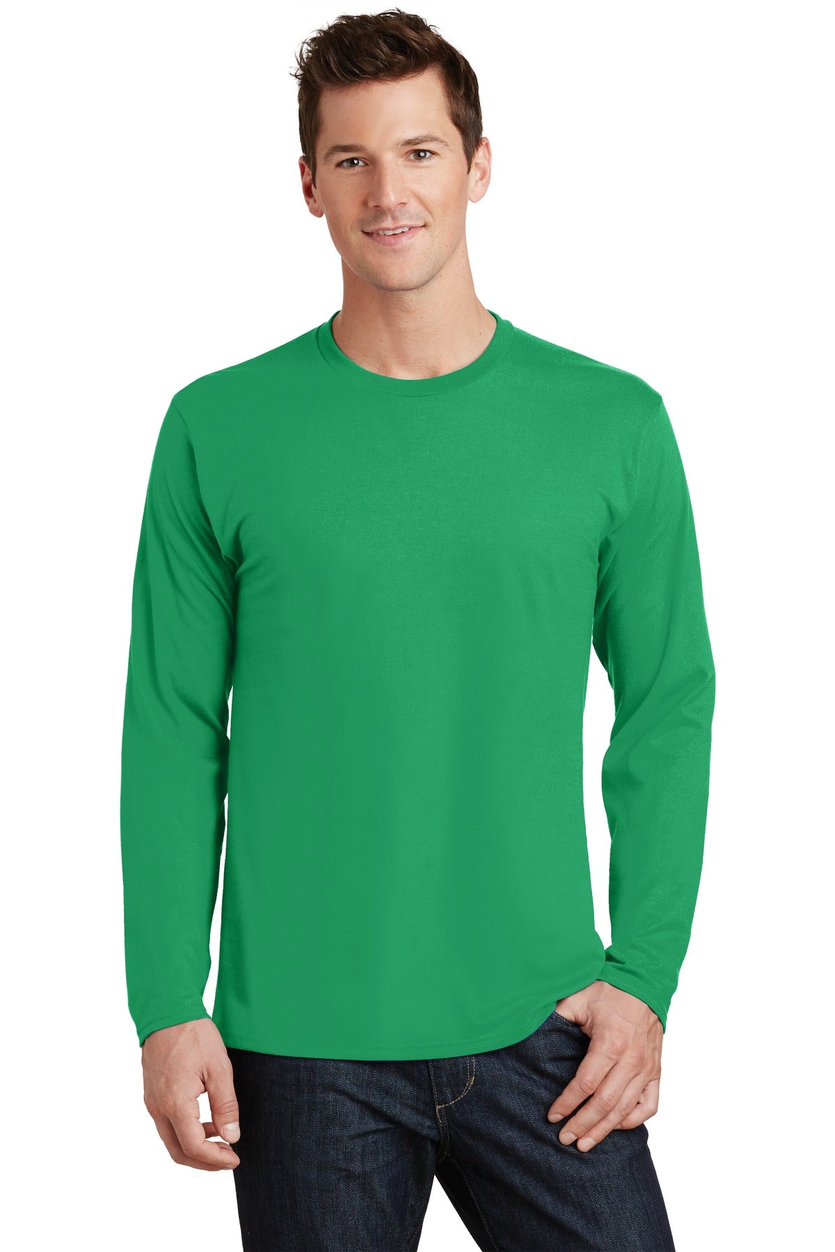 Port & Company Men's Long Sleeve Fan Favorite Tee. PC450LS 1of2 Port & Company