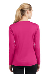 Sport-Tek Women's Long Sleeve PosiCharge Competitor V-Neck Tee LST353LS