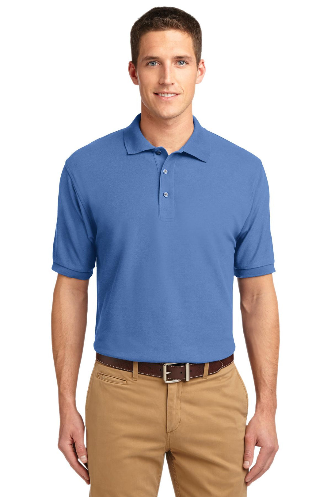 Port Authority Men's Extended Size Silk Touch Polo.  K500ES 2of2