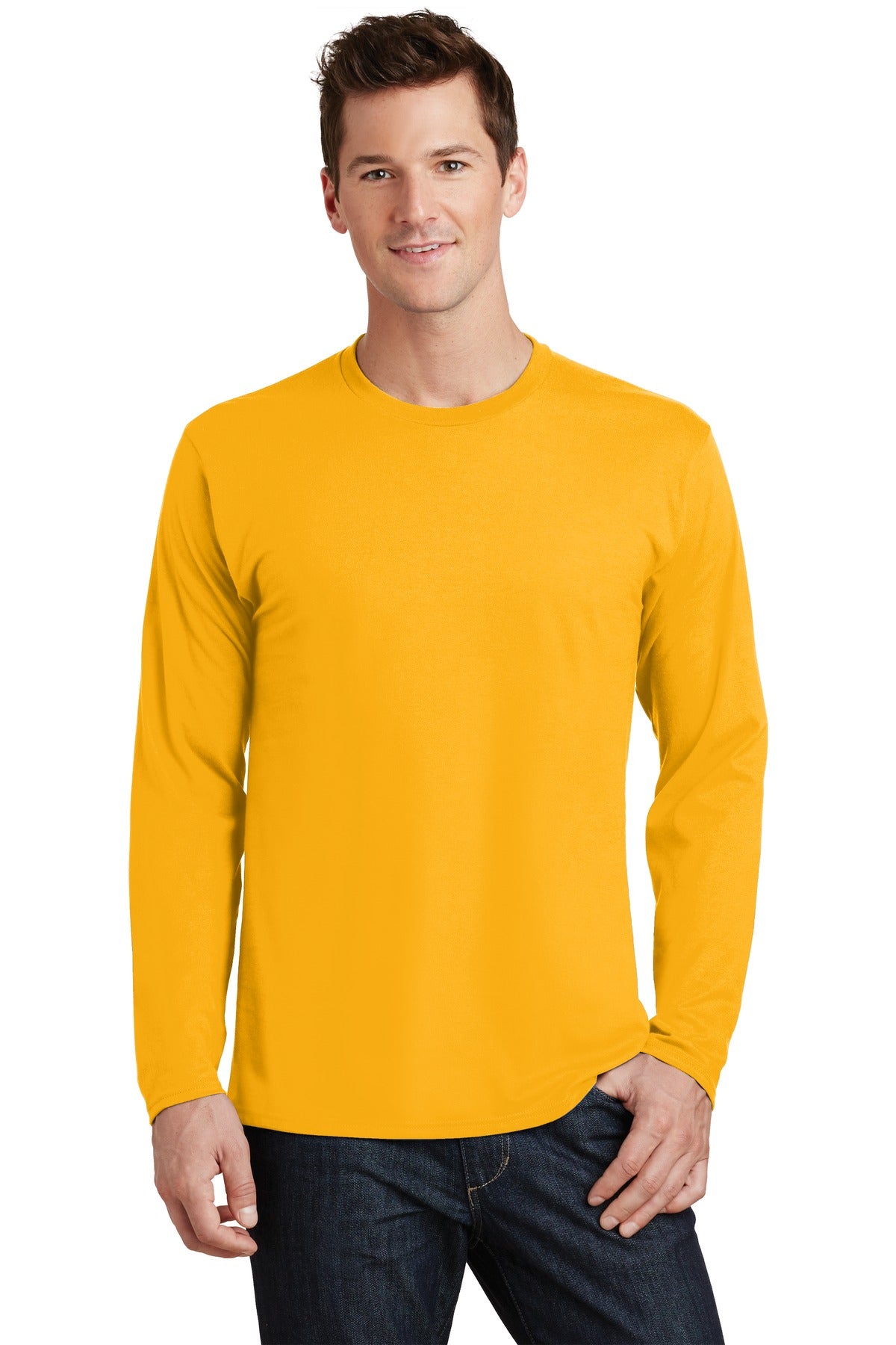 Port & Company Men's Long Sleeve Fan Favorite Tee. PC450LS 1of2 Port & Company