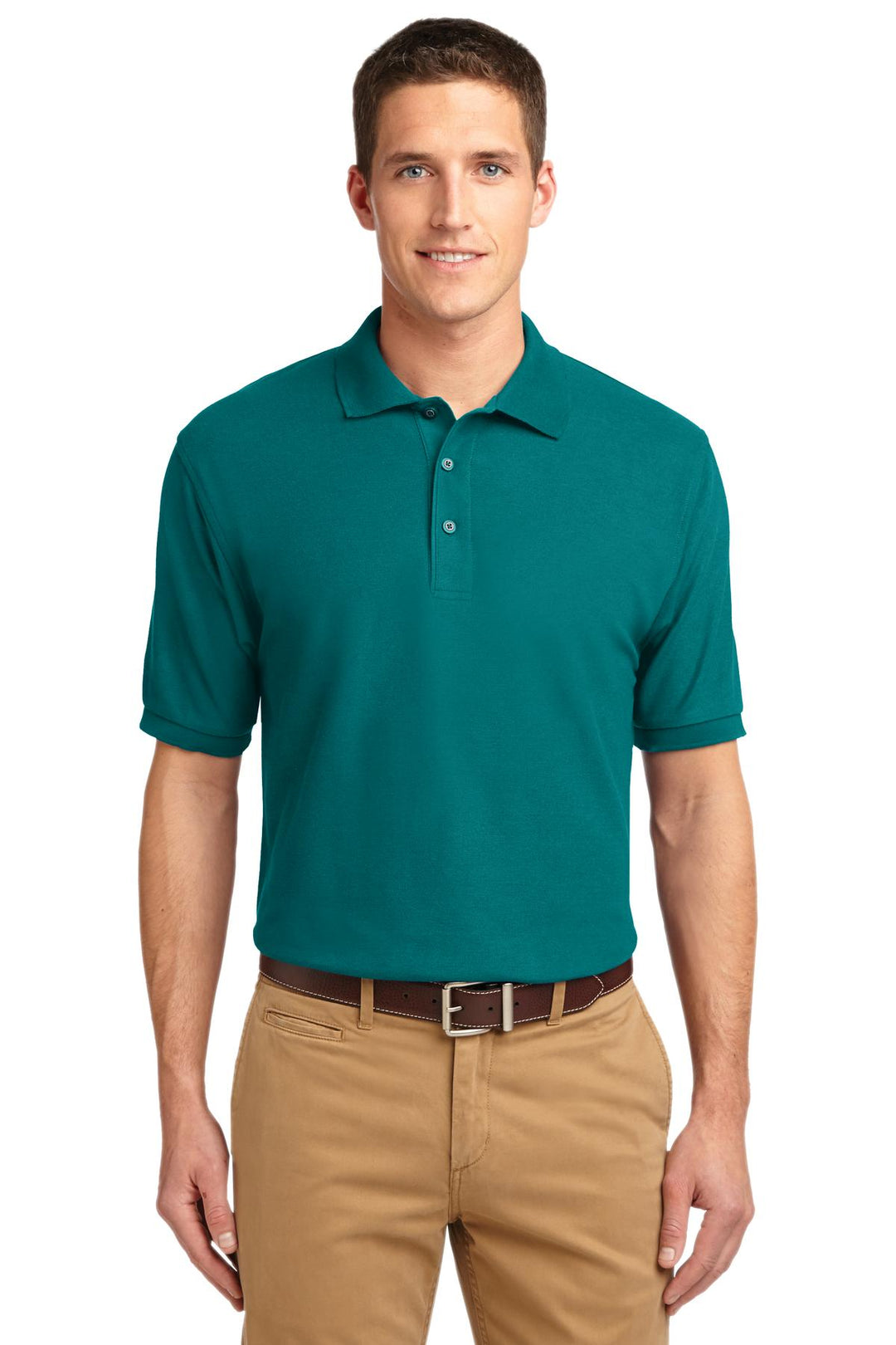 Port Authority Men's Extended Size Silk Touch Polo.  K500ES 2of2