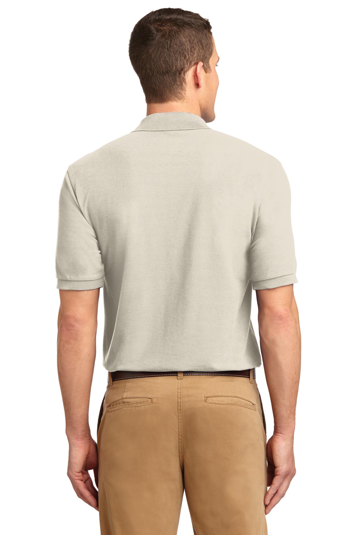 Port Authority Extended Size Silk Touch Polo.   K500ES