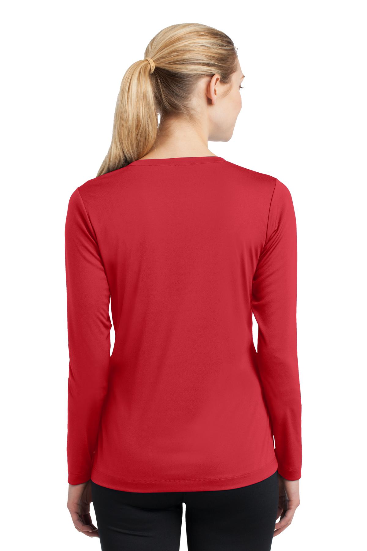 Sport-Tek Women's Long Sleeve PosiCharge Competitor V-Neck Tee LST353LS