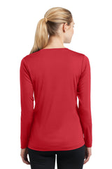 Sport-Tek Women's Long Sleeve PosiCharge Competitor V-Neck Tee LST353LS
