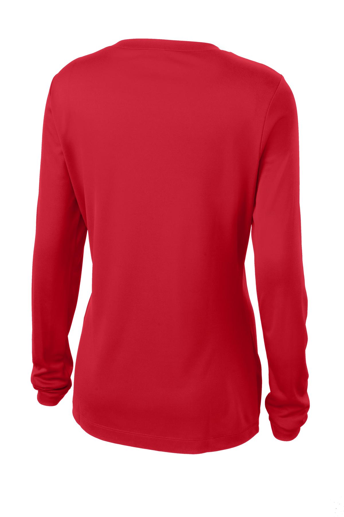 Sport-Tek Women's Long Sleeve PosiCharge Competitor V-Neck Tee LST353LS