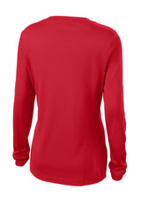Sport-Tek Women's Long Sleeve PosiCharge Competitor V-Neck Tee LST353LS