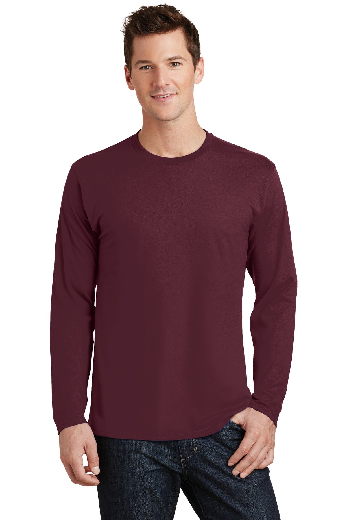 Port & Company Men's Long Sleeve Fan Favorite Tee. PC450LS 1of2 Port & Company