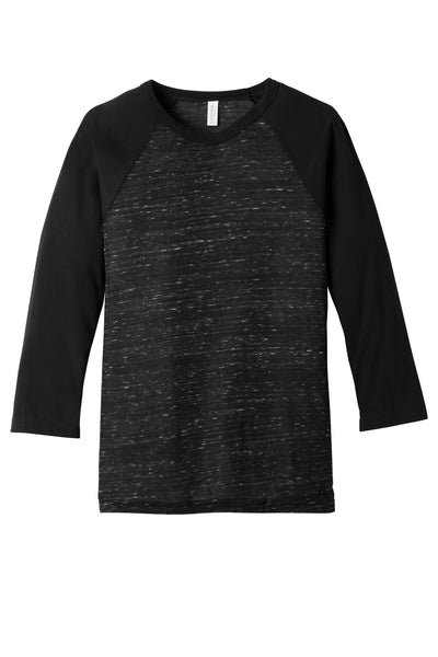 BELLA+CANVAS  Men's 3/4-Sleeve Baseball Tee. BC3200 1 of 2