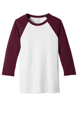BELLA+CANVAS Men's 3/4-Sleeve Baseball Tee. BC3200 1 of 2 BELLA + CANVAS