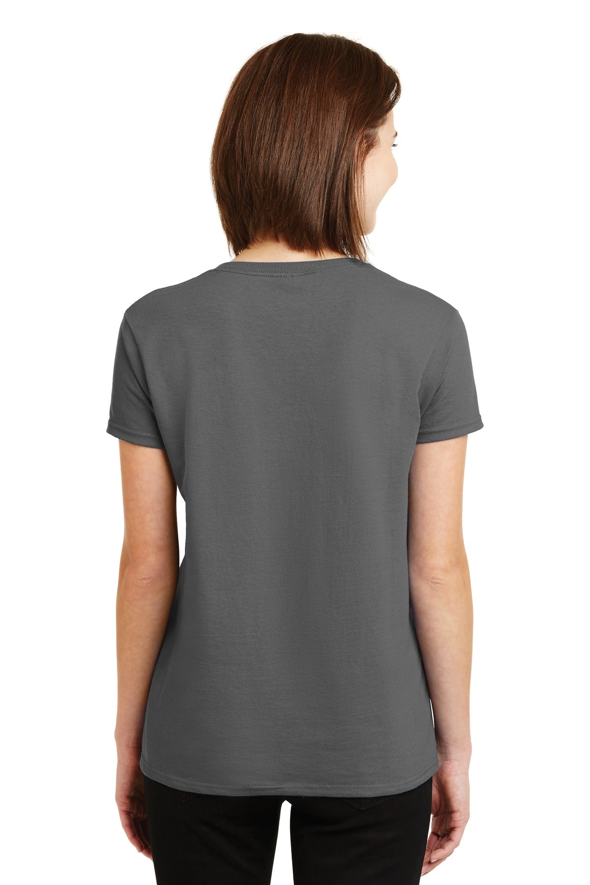 Gildan Ladies Ultra Cotton 100% Cotton T-Shirt. 2000L 2 of 2 Gildan