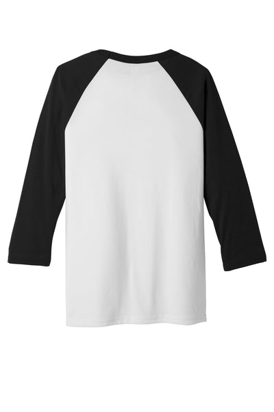 BELLA+CANVAS  Men's 3/4-Sleeve Baseball Tee. BC3200 1 of 2