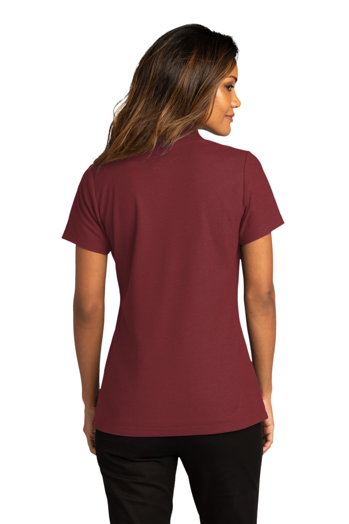 Port Authority  Women's SuperPro React Polo. LK810 1 of 2