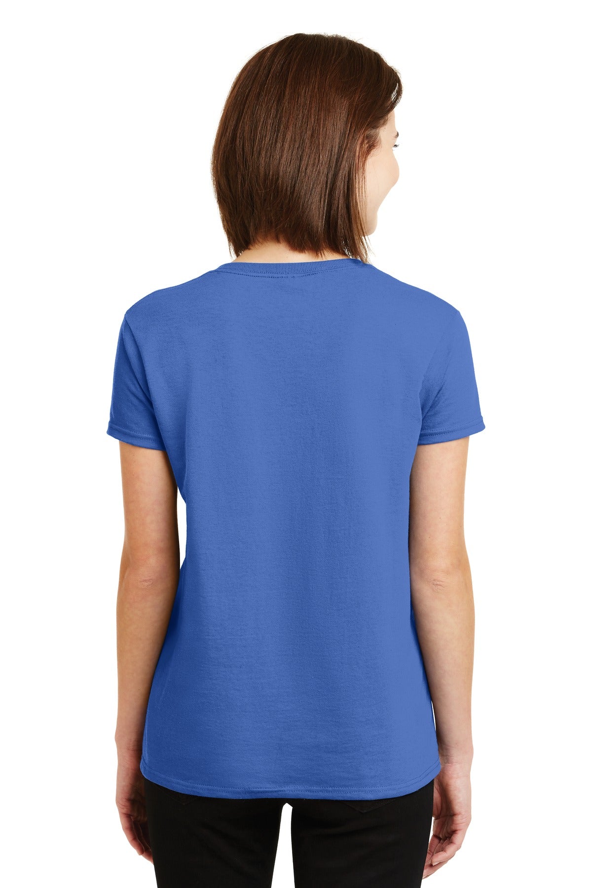 Gildan Ladies Ultra Cotton 100% Cotton T-Shirt. 2000L 2 of 2 Gildan