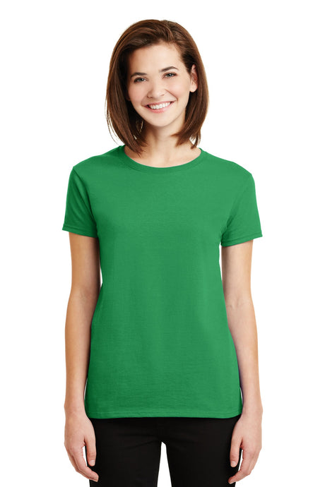 Gildan Ladies Ultra Cotton 100% Cotton T-Shirt. 2000L 2 of 2 Gildan