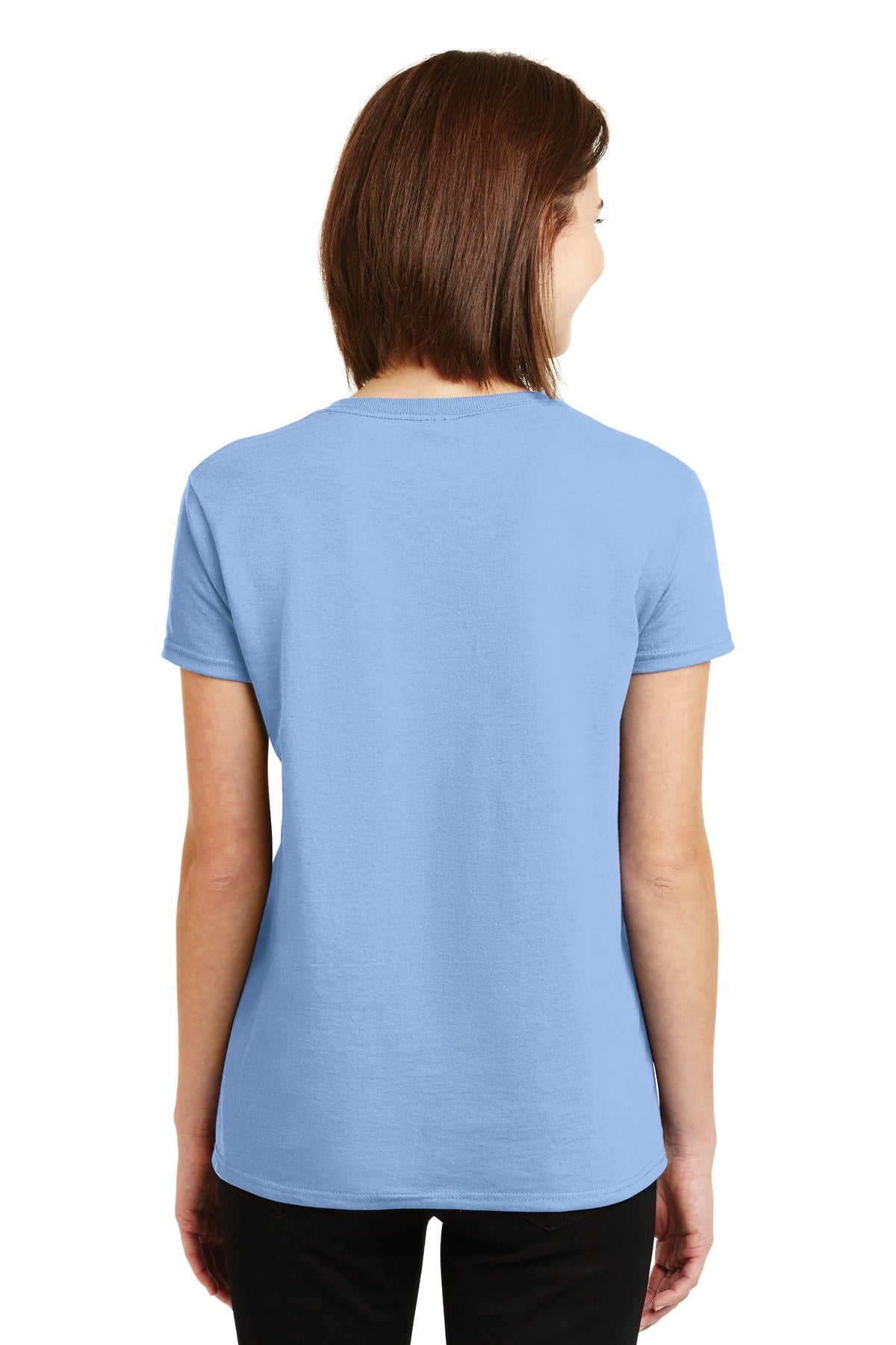Gildan Ladies Ultra Cotton 100% Cotton T-Shirt. 2000L 2 of 2 Gildan