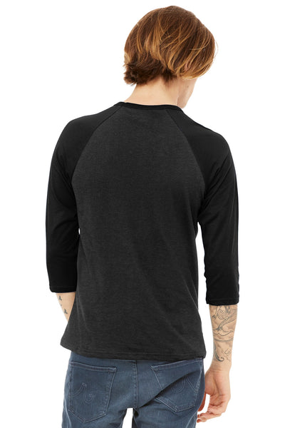 BELLA+CANVAS  Men's 3/4-Sleeve Baseball Tee. BC3200 1 of 2