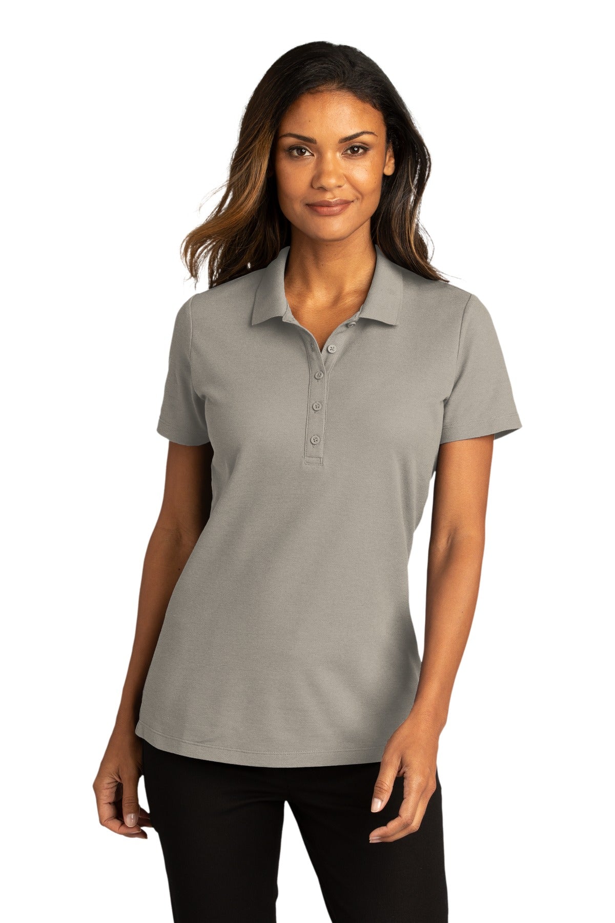 Port Authority  Women's SuperPro React Polo. LK810 1 of 2