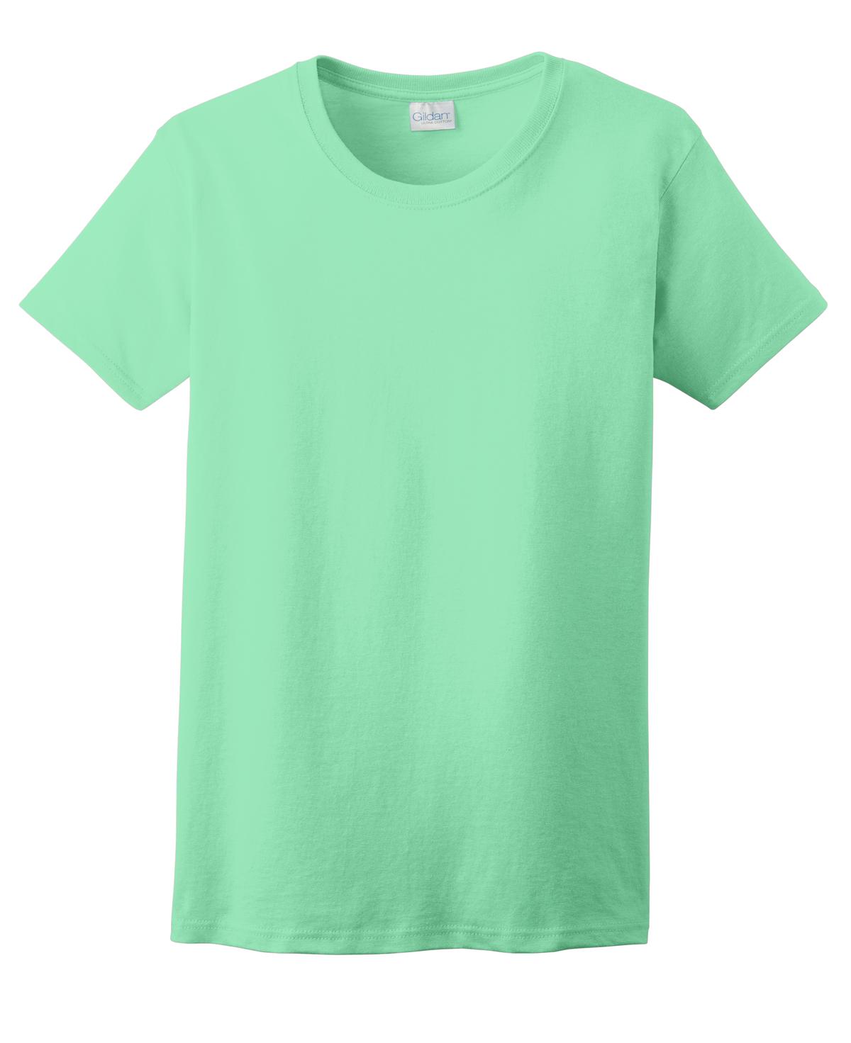 Gildan Ladies Ultra Cotton 100% Cotton T-Shirt. 2000L 2 of 2 Gildan