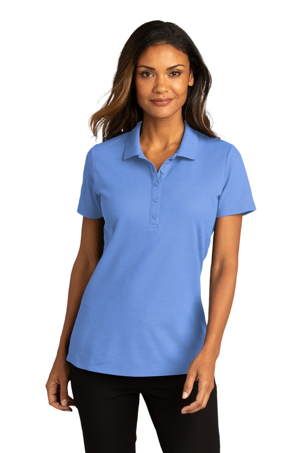 Port Authority  Women's SuperPro React Polo. LK810 1 of 2