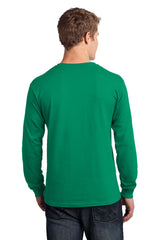 Port & Company Men's Long Sleeve Core Cotton Tee. PC54LS Mens Apparel Shirts & Tops