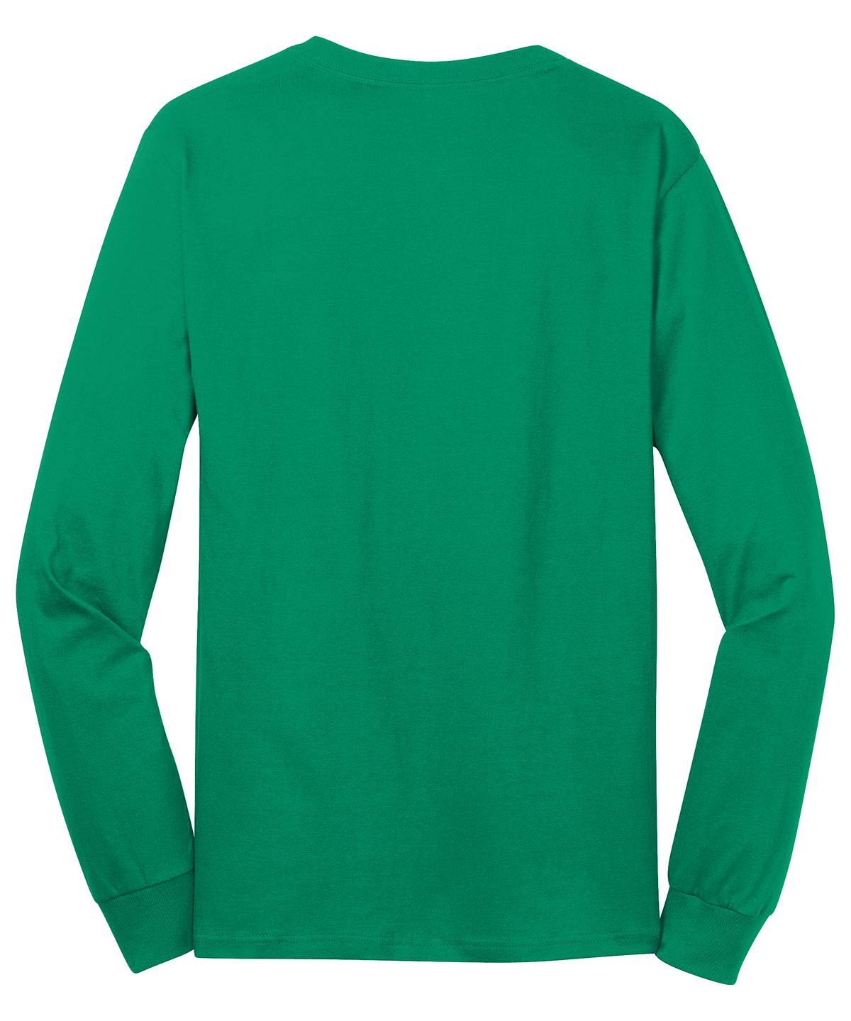 Port & Company Men's Long Sleeve Core Cotton Tee. PC54LS Mens Apparel Shirts & Tops