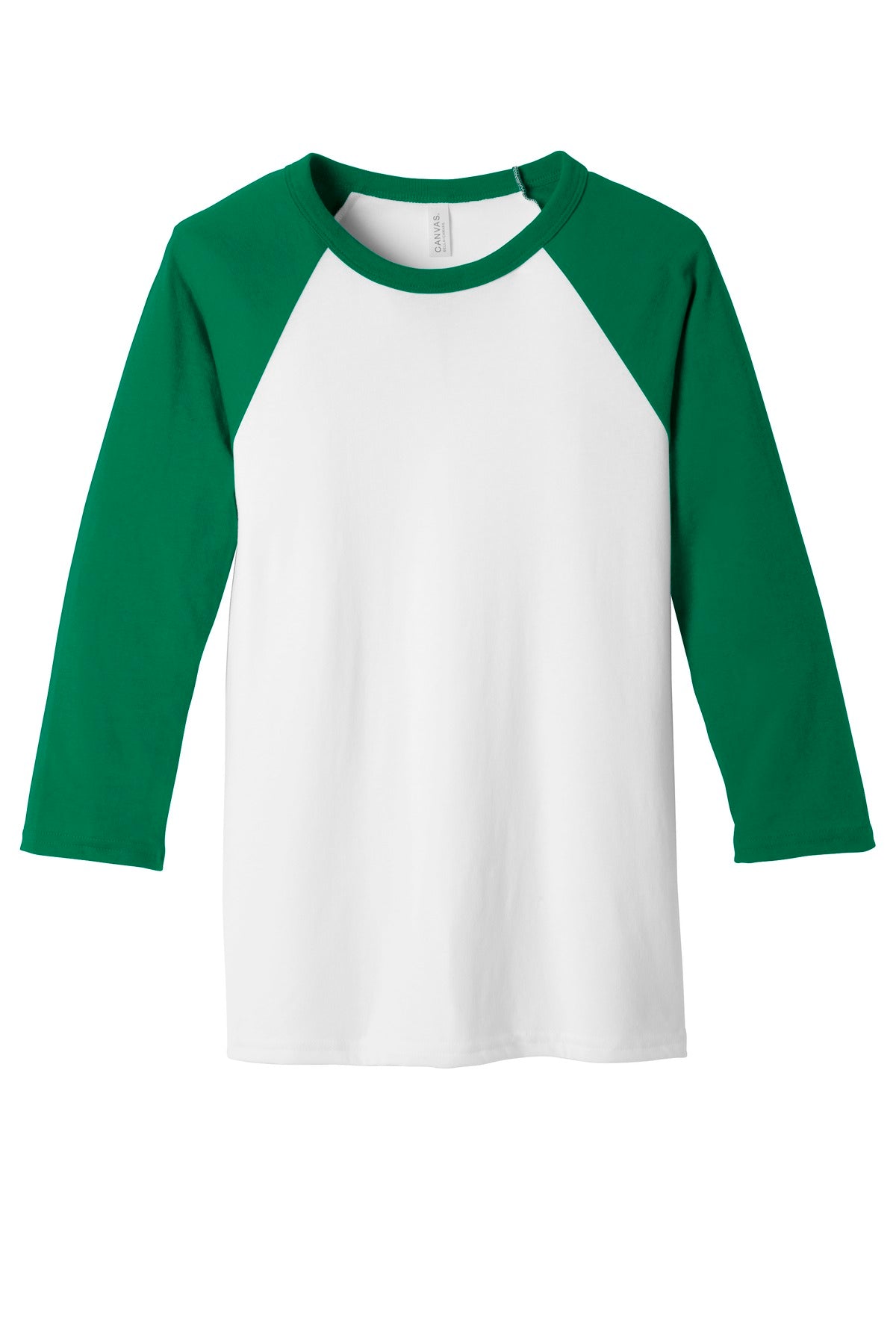 BELLA+CANVAS Men's 3/4-Sleeve Baseball Tee. BC3200 1 of 2 BELLA + CANVAS