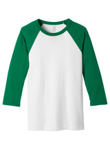 BELLA+CANVAS Men's 3/4-Sleeve Baseball Tee. BC3200 1 of 2 BELLA + CANVAS