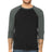 BELLA+CANVAS Men's 3/4-Sleeve Baseball Tee. BC3200 Mens Apparel Shirts & Tops