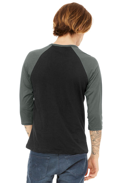 BELLA+CANVAS  Men's 3/4-Sleeve Baseball Tee. BC3200 1 of 2