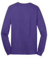 Port & Company Men's Long Sleeve Core Cotton Tee. PC54LS Mens Apparel Shirts & Tops