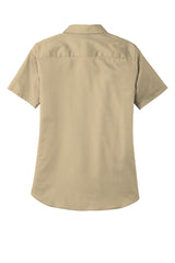Port Authority Women's Short Sleeve SuperPro ReactTwill Shirt. LW809 1 of 2