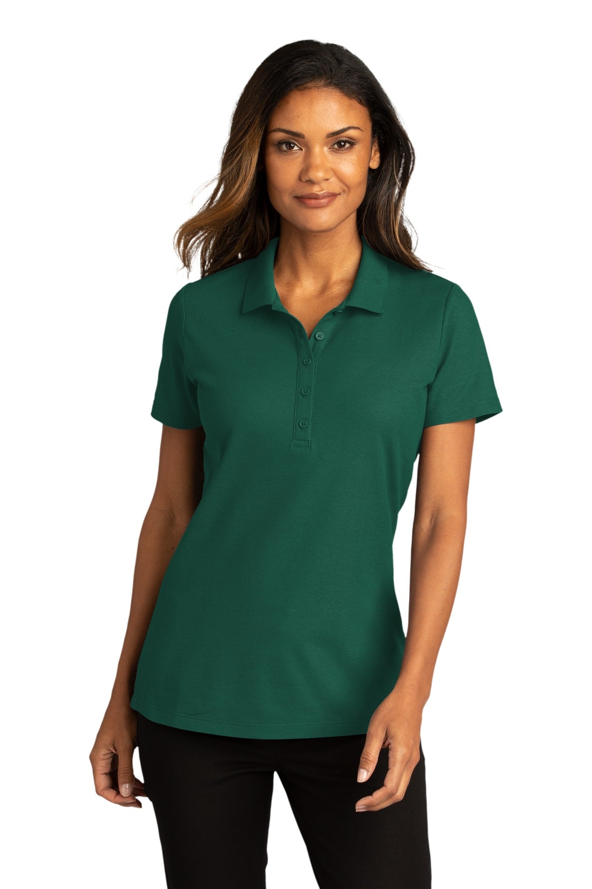 Port Authority  Women's SuperPro React Polo. LK810 1 of 2