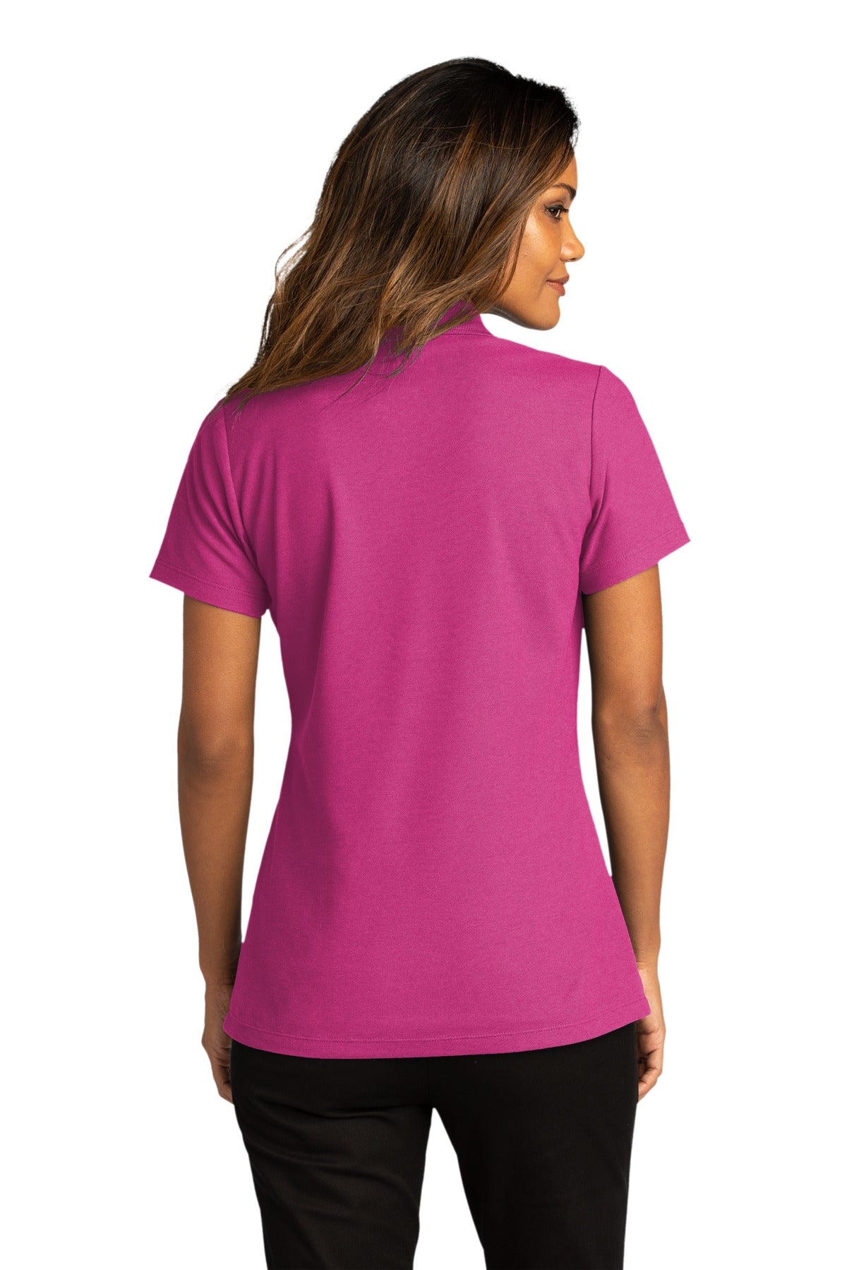 Port Authority  Women's SuperPro React Polo. LK810 1 of 2