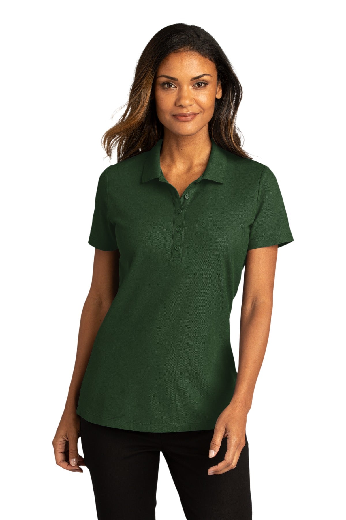 Port Authority  Women's SuperPro React Polo. LK810 1 of 2