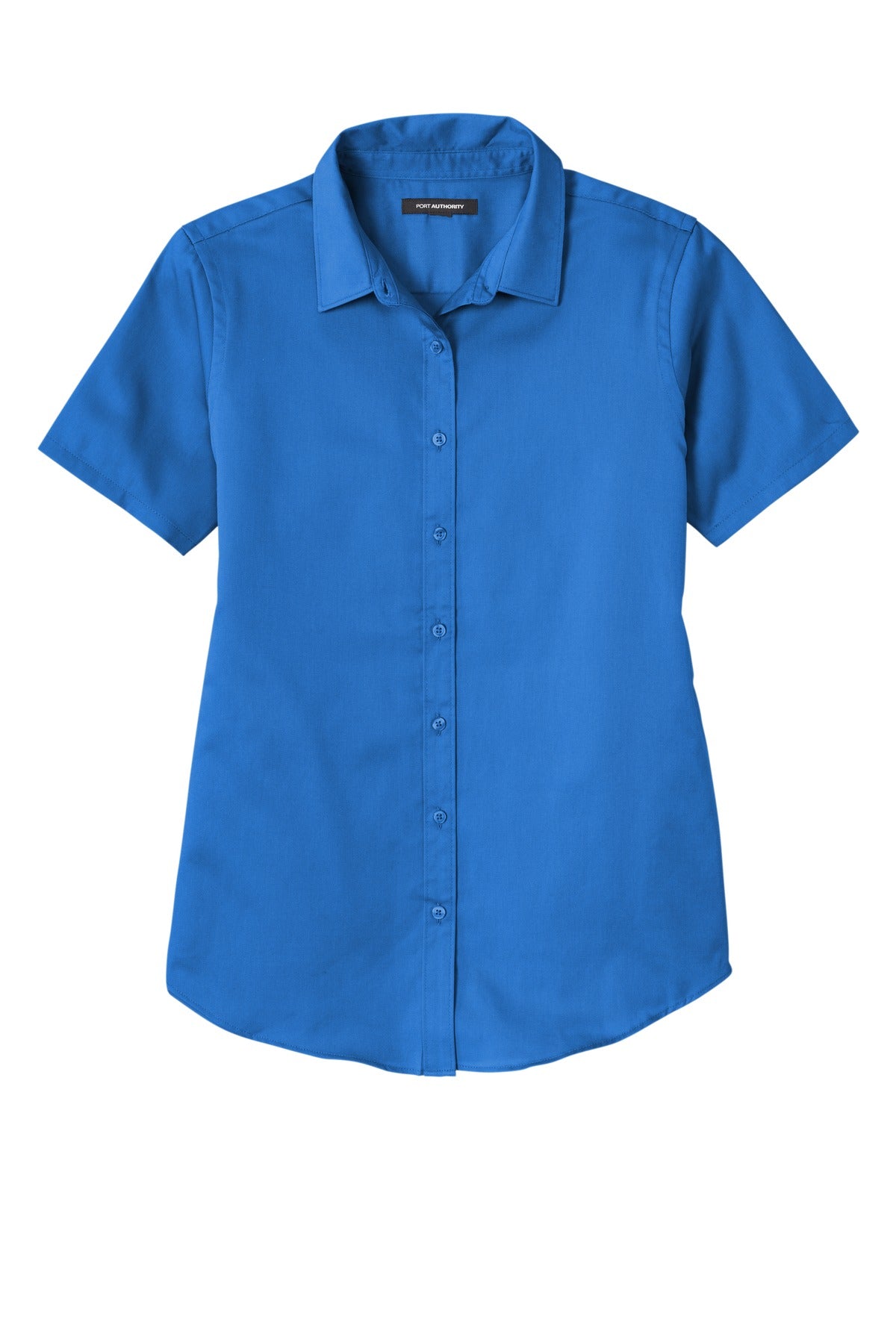 Port Authority Women's Short Sleeve SuperPro ReactTwill Shirt. LW809 1 of 2