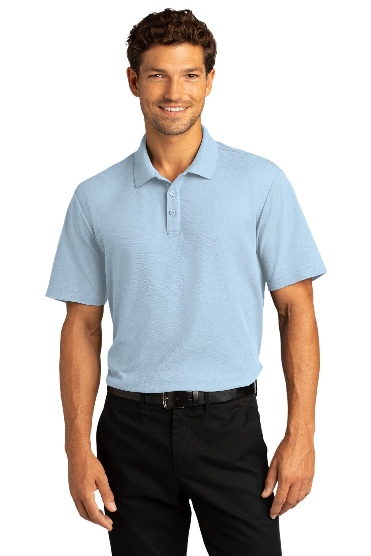 Port Authority Men's SuperPro React  Polo. K810 1 of 2