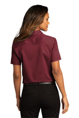 Port Authority Women's Short Sleeve SuperPro ReactTwill Shirt. LW809 1 of 2