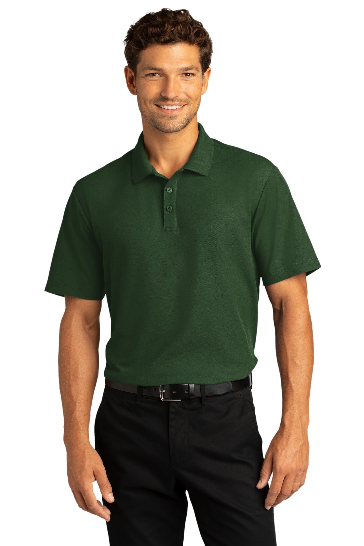 Port Authority Men's SuperPro React  Polo. K810 1 of 2