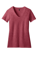District Women's Perfect Blend V-Neck Tee. DM1190L 2 of 2 District