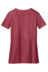 District Women's Perfect Blend V-Neck Tee. DM1190L 2 of 2 District