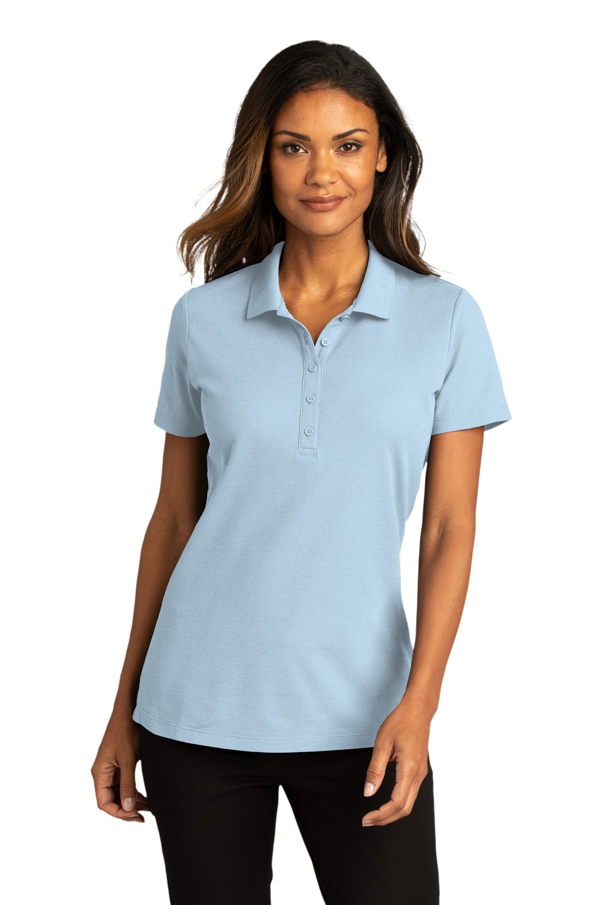 Port Authority  Women's SuperPro React Polo. LK810 1 of 2