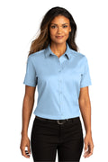 Port Authority Women's Short Sleeve SuperPro ReactTwill Shirt. LW809 1 of 2