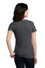 District Women's Perfect Blend V-Neck Tee. DM1190L 2 of 2 District
